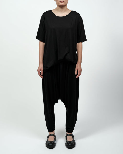 Alchemy | Spodnie haremowe unisex z elastycznego materiału z dżerseju bawełnianego