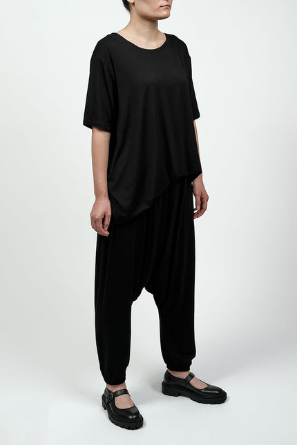 Alchemy | Unisex Cotton Jersey Elastic Edge Harem Trousers