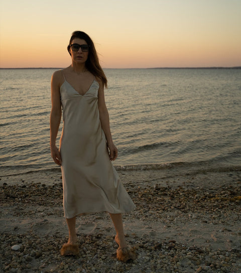 O2 Monde | Veles Sandals fur beige