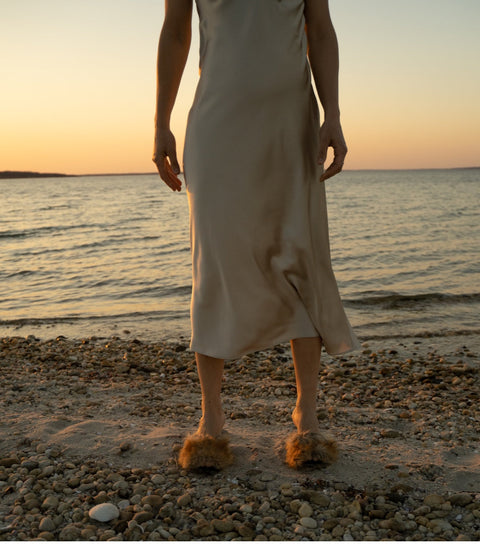 O2 Monde | Veles Sandals fur beige