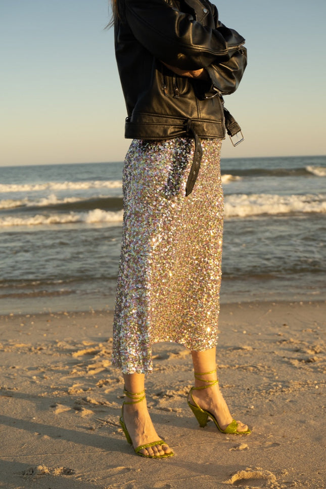 O2 Monde | Selene Sandals yellow glitter