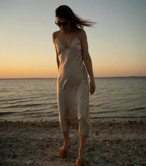 O2 Monde | Veles Sandals fur beige