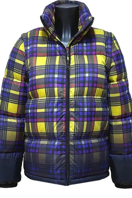 Puffer – Tartan Yellow Purple