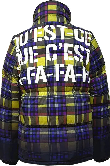 Puffer – Tartan Yellow Purple