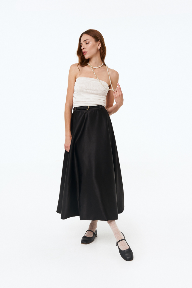 Kolosova | Black balloon skirt