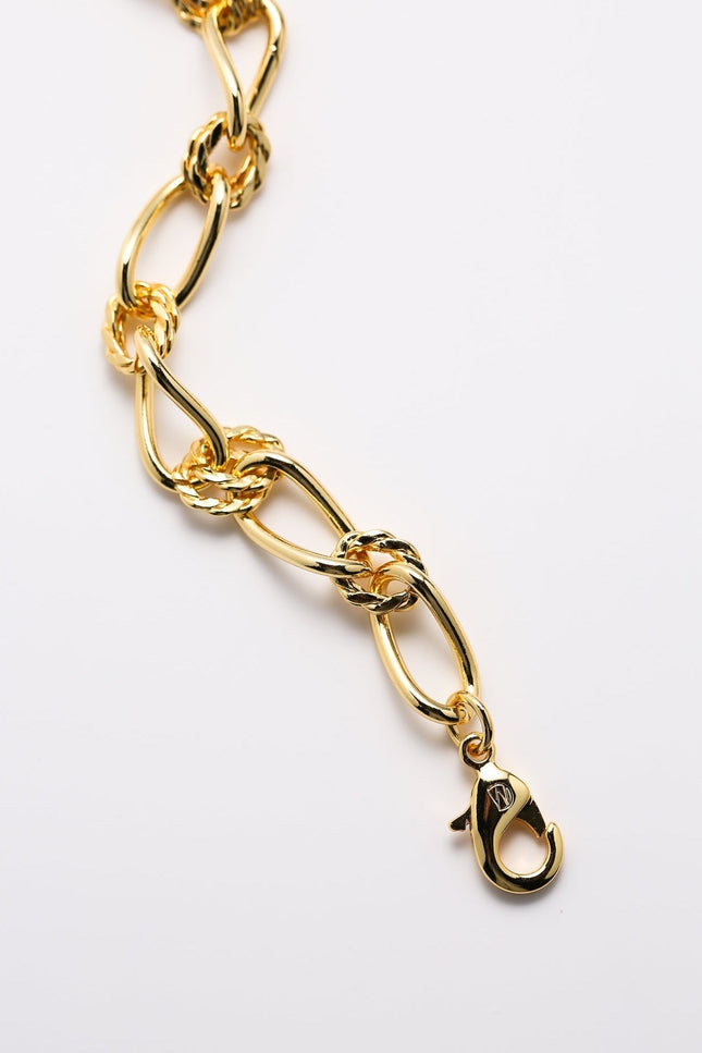 Miss Cecilia | Chunky Twisted Chain Bracelet