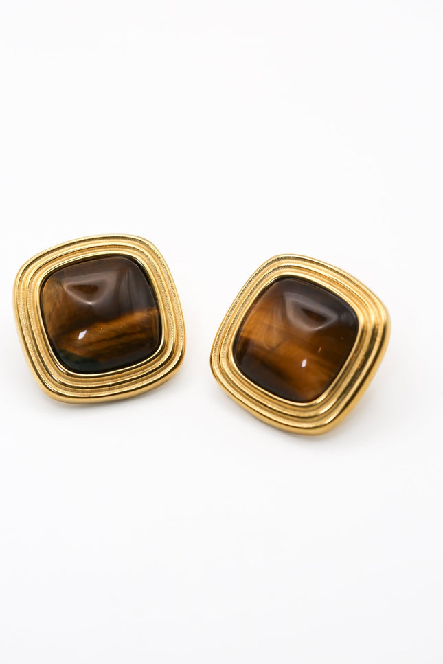 Miss Cecilia | Golden Horizon Ear Studs