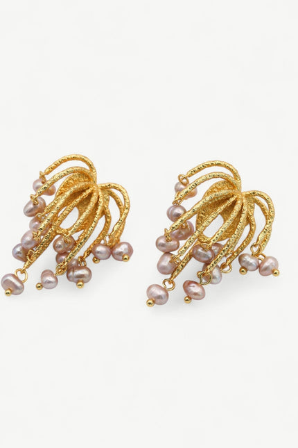 Miss Cecilia | Firework Freshwater Pearl Earrings