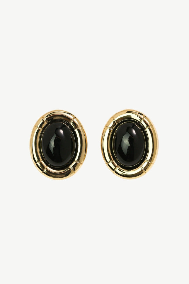 Miss Cecilia | Camille Studs In Black