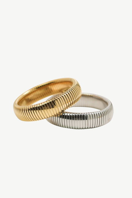 Miss Cecilia | Ribbed Flex Bangle