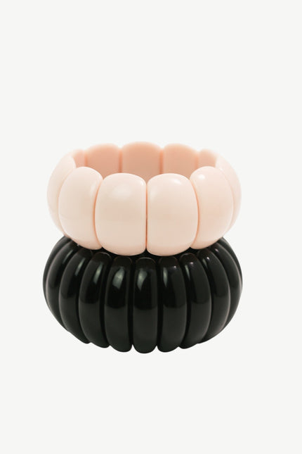 Miss Cecilia | The Dome Bangle In Pastel Pink