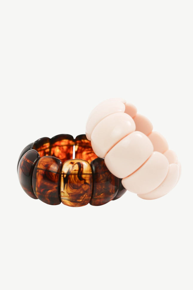 Miss Cecilia | Bransoletka Dome Bangle z bursztynu