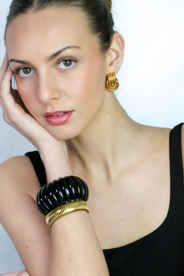 Miss Cecilia | Ribbed Flex Bangle