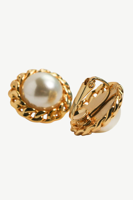Miss Cecilia | Arabella Pearl Clip On Studs