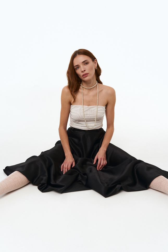 Kolosova | Black balloon skirt