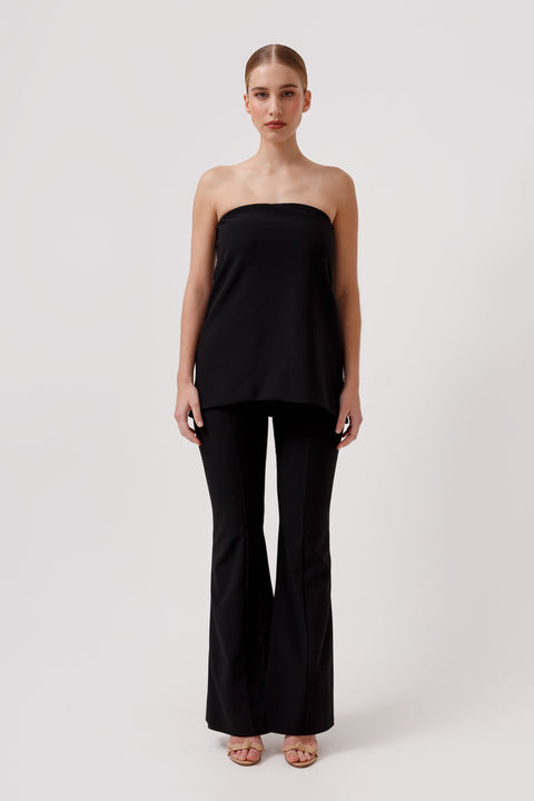 Ashley Stambouli | Gardenia High Waisted Trousers black