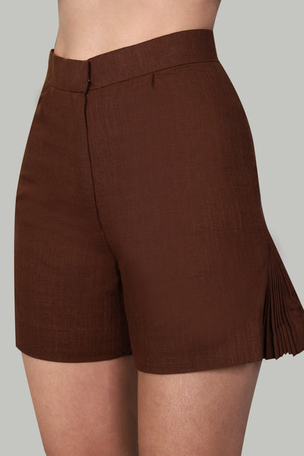REGINA BROWN SHORT - mudafashions