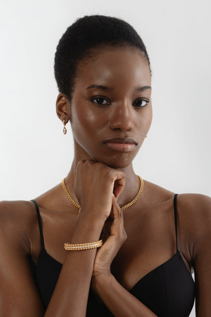 Miss Cecilia | The Sloane Cuff Gold