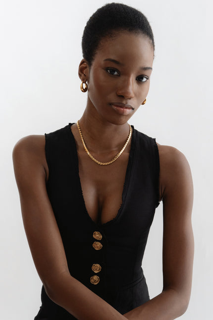 Miss Cecilia | Soho Chain Necklace Gold