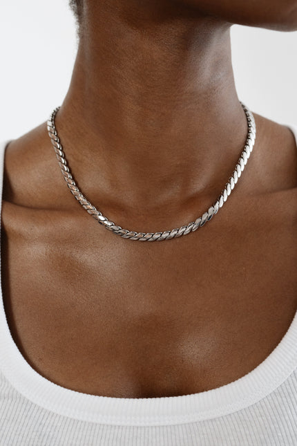 Miss Cecilia | Soho Chain Necklace Silver