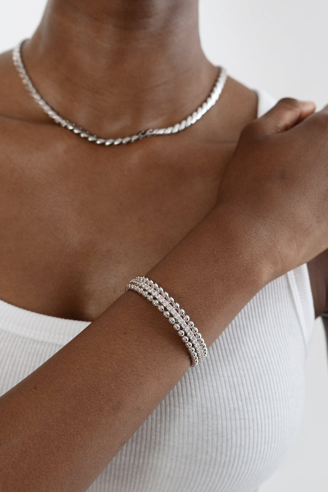 Miss Cecilia | The Sloane Cuff Silver