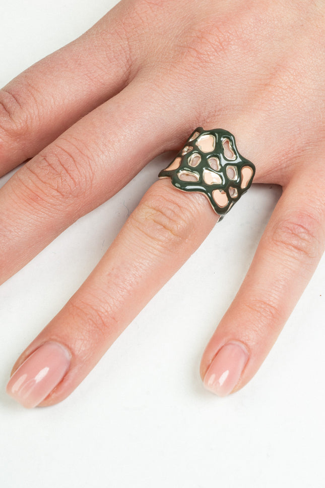 Generazione Zordan | Ring 12.84 Army Gray & Pink