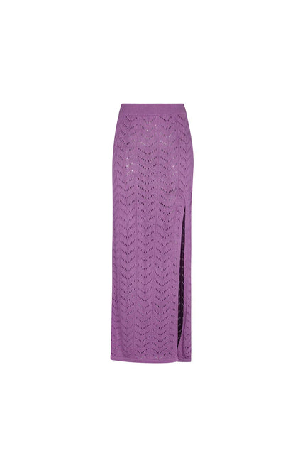 Radiant Skirt - Lavender Lavender NORGÄTE alpaca knitwear sustainably made in Peru