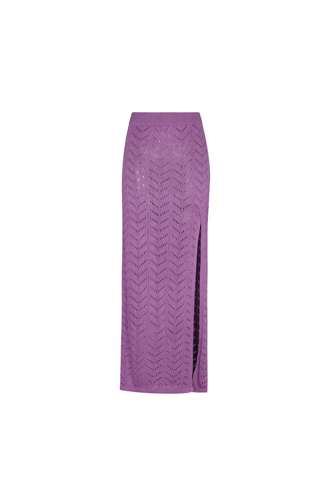 Radiant Skirt - Lavender Lavender NORGÄTE alpaca knitwear sustainably made in Peru
