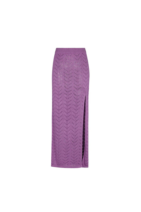 Radiant Skirt - Lavender Lavender NORGÄTE alpaca knitwear sustainably made in Peru