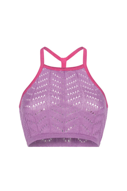 Radiant Top - Lavender NORGÄTE alpaca knitwear sustainably made in Peru