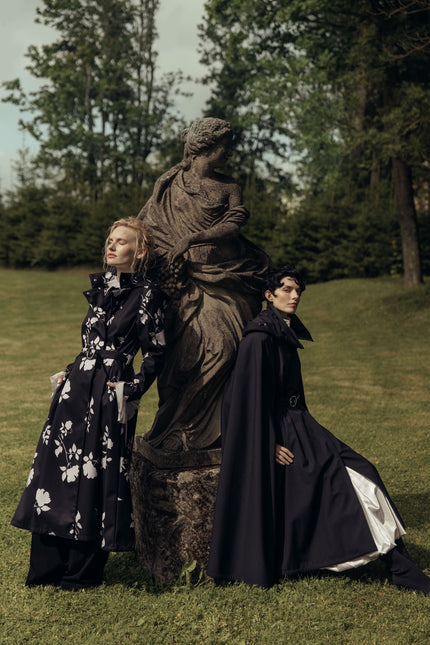 RainSisters | Black Cape Coat | Midnight Cape