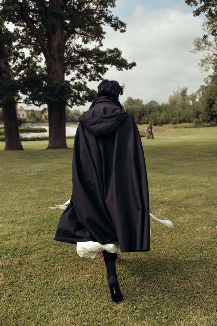 RainSisters | Black Cape Coat | Midnight Cape