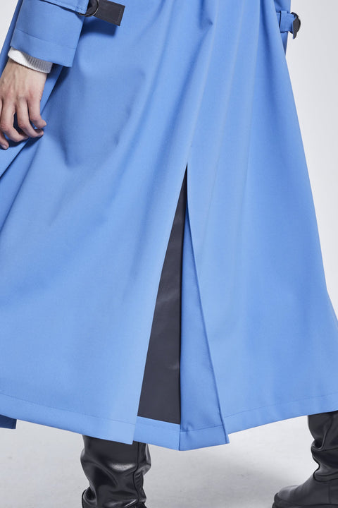 Ducktail Rainwear I OCEAN BLUE ICONIC RAINCOAT - recycled materials