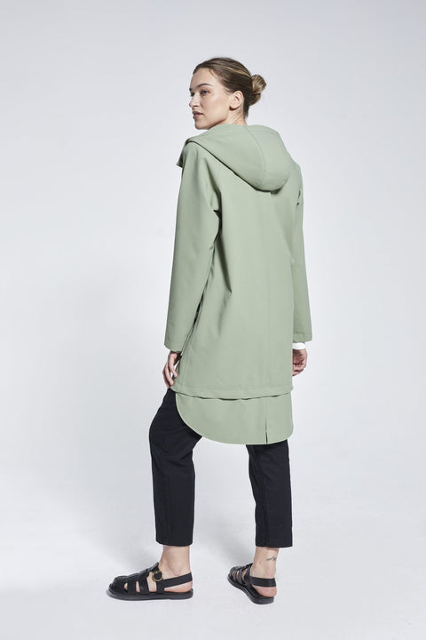 Ducktail Rainwear I OLIVE CITY RAINCOAT - recycled materials