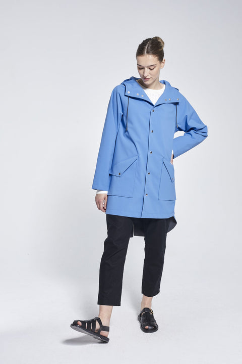 Ducktail Rainwear I OCEAN BLUE CITY RAINCOAT - materiały pochodzące z recyklingu