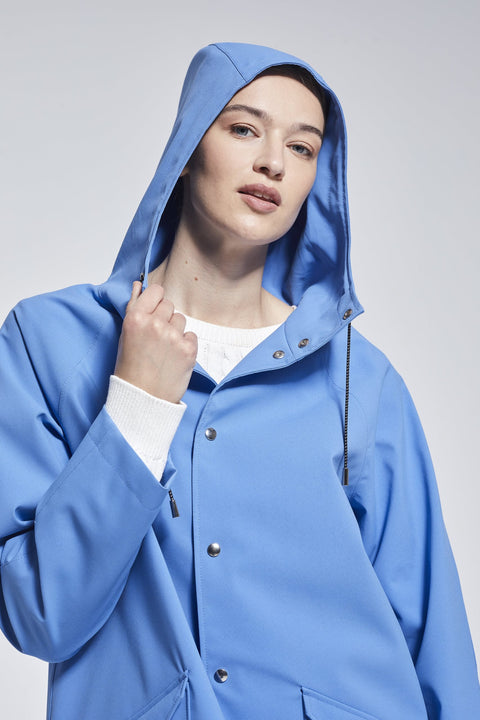 Ducktail Rainwear I OCEAN BLUE CITY RAINCOAT - materiały pochodzące z recyklingu