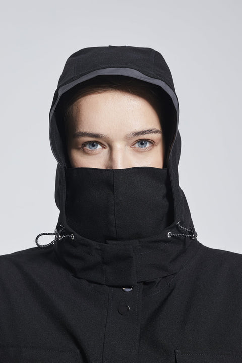 Ducktail Rainwear I BLACK MARILA RAINCOAT - recycled materials