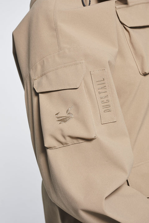 Ducktail Rainwear I SAND MARILA RAINCOAT - recycled materials