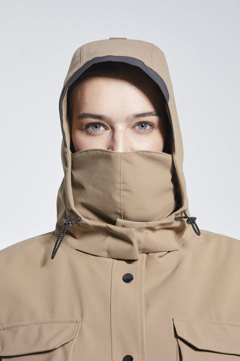 Ducktail Rainwear I SAND MARILA RAINCOAT - recycled materials