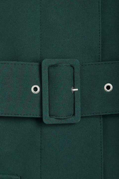 Ducktail Rainwear I GREEN FLARE RAINCOAT - recycled materials