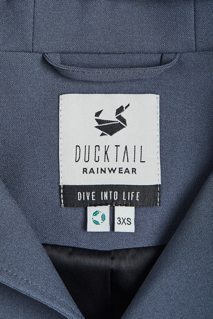 Ducktail Rainwear I GREY CITY RAINCOAT - materiały pochodzące z recyklingu