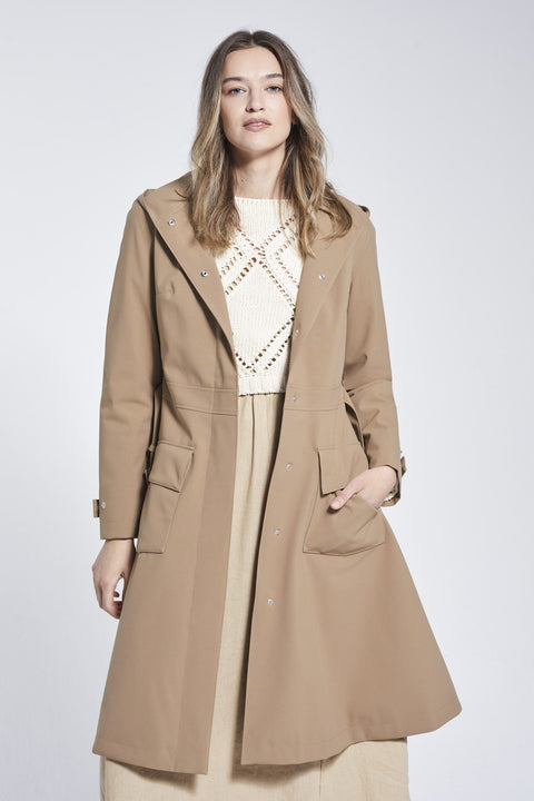 Ducktail Rainwear I SAND FLARE RAINCOAT - recycled materials