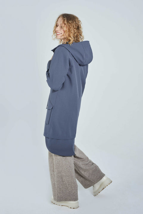 Ducktail Rainwear I GREY CITY RAINCOAT - recycled materials