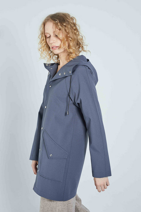 Ducktail Rainwear I GREY CITY RAINCOAT - recycled materials