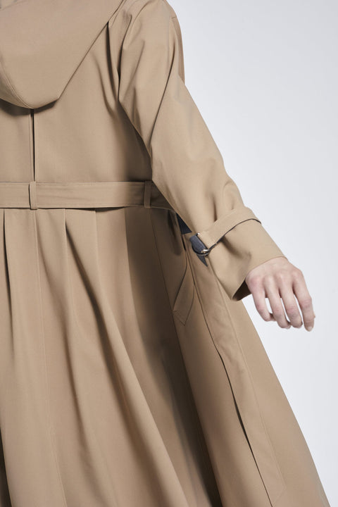 Ducktail Rainwear I SAND ICONIC RAINCOAT - recycled materials