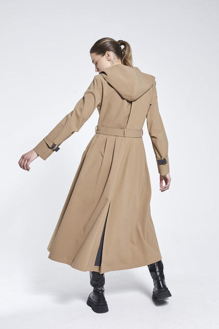 Ducktail Rainwear I SAND ICONIC RAINCOAT - materiały pochodzące z recyklingu