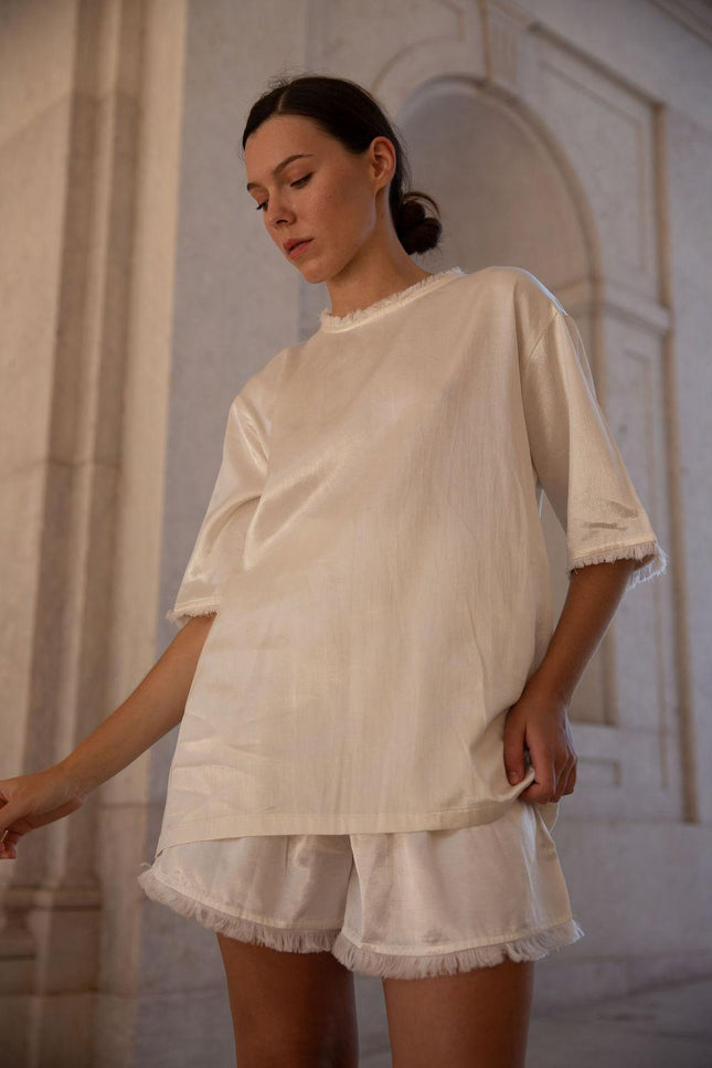 A Perfect Nomad | RAW LOVER TEE - WHITE