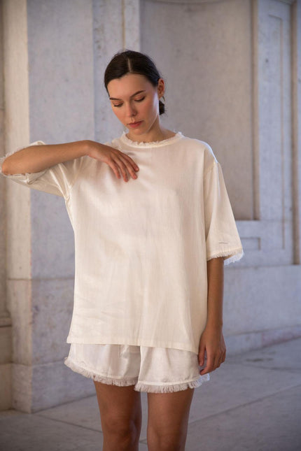 A Perfect Nomad | RAW LOVER TEE - WHITE