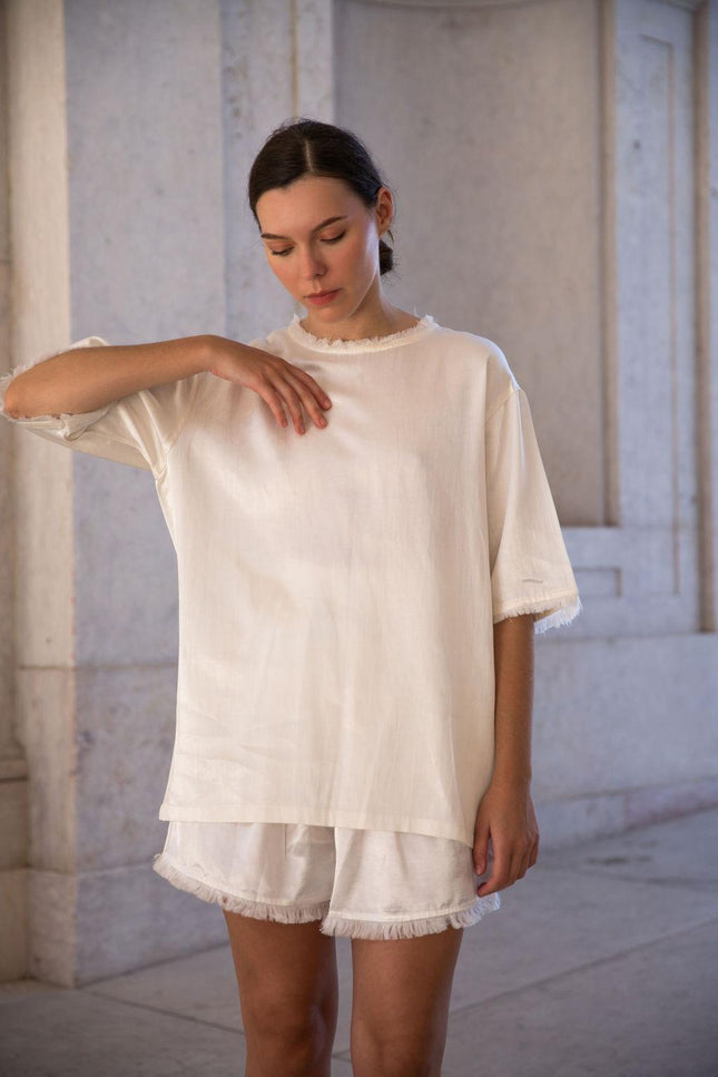 A Perfect Nomad | RAW LOVER TEE - WHITE