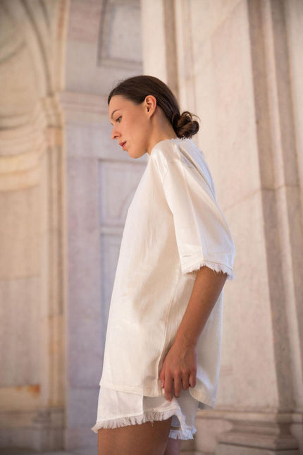 A Perfect Nomad | RAW LOVER TEE - WHITE